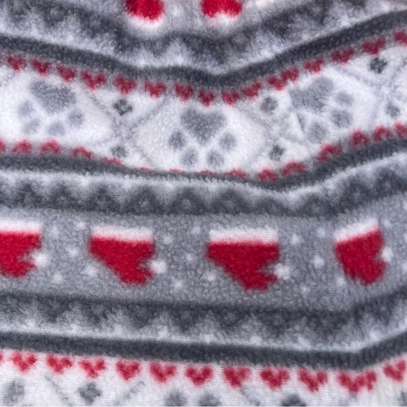 Merry Wear red and gray Christmas pajamas bottoms, size medium (8) - Picture 3 of 7